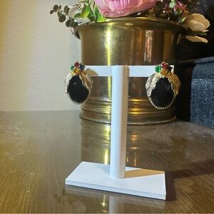 American Vintage Black and Gold Earrings